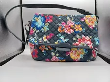 SALE! Vera Bradley Iconic Shoulder Bag in "Pretty Posies"- Retired Pattern