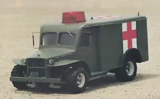 WW-II MASH Ambulance Body for RC-10 Chassis Plans,Templates and Instructions