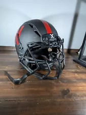 XENITH EPIC Adult Large Football Helmet Matte Black Facemask Chinstrap Cleanð