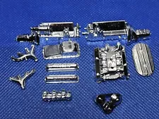 ð All Chrome T-Bird Engine 1934 Ford 1:25 Scale 1000s Model Car Parts 4 Sale.