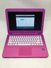 HP Stream 13" Laptop Intel Celeron 2GB RAM 32GB SSD Linux- PINK-MZ