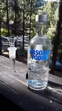 Summer Bong Sale! Absolut "Personal Size" BONG Bubbler! Liquor Bottle Bong!