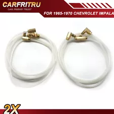 For 1965-1970 Chevrolet Impala Pair Convertible Top Hydraulic Fluid Hose Lines (For: 1965 Buick Wildcat)