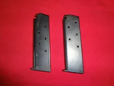 Lot of 2 older Colt 1911 45 ACP magazines 7 round