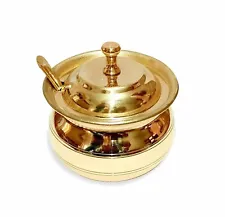 Golden Antique Brass Multipurpose Ghee/Pickle Container Dhanteras diwali item
