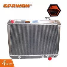 4 Row SPAWON Aluminum Radiator For Chevrolet Chevy II Nova Base 1962-1967 AT MT