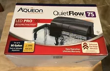 Aqueon Quiet Flow 75 Aquarium Power Filter For Tanks Up to 90 Gallon NEW