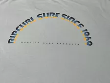 RIP CURL T-Shirt - BLUE - MEN'S SIZE XL - EXTRA LARGE Short Sleeve - 2 SIDED