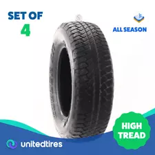 Set of (4) Used 255/70R18 Bridgestone Dueler AT RH-S 112S - 12-13.5/32