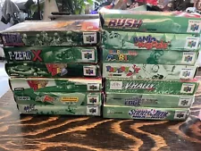 n64 game lot Of 13 New, Some Sealed, A Couple Rare Twisted Edge NBA Showtime