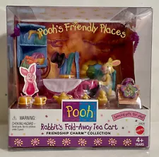 Vintage Pooh’s Friendly Places #25626 Rabbits Fold-Away Tea Cart Mattel