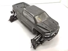 Arrma Big Rock 3S 1/10 4x4 Monster Truck Roller Slider Chassis w/ Body Used