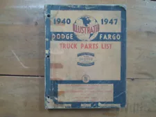 1940 - 1947 Dodge - Fargo Illustrated Truck Parts Book WM-4217. Canadian