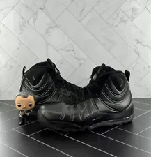 Nike Air Bakin Posite Bakin Boot Black Size 11 Triple Black OG High 2017