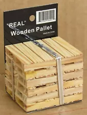 Real Wood Pallet for G-Gauge (2" x 1-5/8") 6-PACK NOS