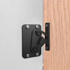 1PCS Steel Black Door Latch Door Lock for Sliding Barn Wood Door On Sale