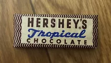 Original US Military Post WW2 Hershey's Tropical Chocolate 1 oz Bar Sealed