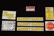 Decal set for Massey Harris Pony Tractor decals