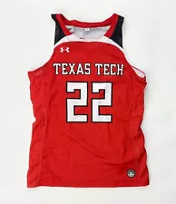 Under Armour Texas Tech Chaos Plus Racer Basketball Jersey Women's S Red UJKJPRW