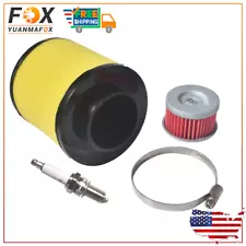 Air Oil Filter Spark Plug For Honda Recon TRX 250EX 250X Sportrax 17254-HM8-000 (For: 2016 Honda TRX250X)