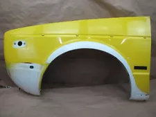 ð¥85-93 VW GOLF MK1 CABRIOLET FRONT LEFT FENDER SHELL COVER PANEL YELLOW OEM