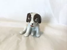 Vintage 1950s Porcelain Japan Dog Miniature Jack Russell Terrier Puppy