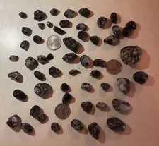 Indian Tear Drops Apache Tears Lot of 54 Stones/Volcanic Obsidian Unpolished