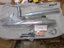 Thunderheader Chrome Falsee Left for 1074X 2 into 1 Exhaust-1075XF