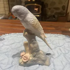 Velencia Spain Porcelain Blue Parakeet