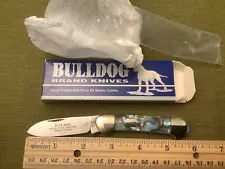 1999 Bulldog Brand 1 Blade Folding Pocket Knife w/ Box!