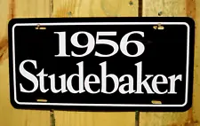 1956 Studebaker license plate car tag Golden Hawk Commander Lark Pickup Truck