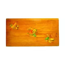 Vintage Solid Hardwood Cabinet Hideaway Cutting Board 1950s Kitchen Decals