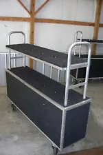 (2) Custom Made Display Cart, Storefront, Swapmeet, Trade Show, Shelving