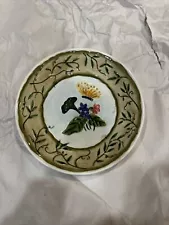 World Market Bowl Embossed Vines, Flowers and Butterfly Made in China