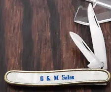 COLONIAL KNIFE VINTAGE ADVERTISING POCKET MADE IN USA G & M SALES