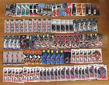 MASSIVE LOT OF 107 - MICHAEL JORDAN CHICAGO BULLS NBA BASKETBALL CARDS