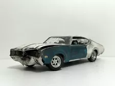 1969 Oldsmobile Cutlass / 442 Wrecked Abandoned 1/18 Kodeblake Exclusive