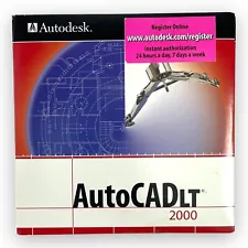 AUTOCAD AutocadLT 2000 CDs SERIAL # & CD Key & PN included
