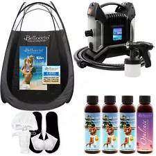 ULTRA PRO QC Sunless Airbrush SPRAY TANNING SYSTEM 4 Simple Tan Solutions TENT