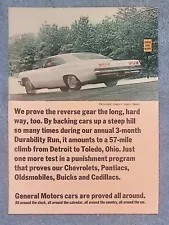 1965 Impala SS Vintage Ad "We Prove the Reverse Gear the Long, Hard Way..."