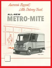 IH All-New International Metro-Mite Delivery Van for 1958 Sales Brochure Color