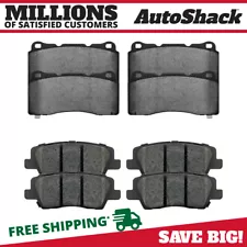 Front and Rear Ceramic Brake Pads Kit for 2013-2016 Cadillac ATS 2014-2016 CTS