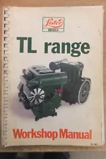 lister TL range TL2 & 3 diesel engines industrial marine workshop manual