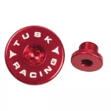 Tusk Billet Aluminum Engine Plug Kit Plugs Red HONDA TRX300EX TRX400EX TRX450R