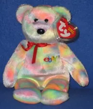 TY BIDDER the EBAY BEAR BEANIE BABY - MINT with MINT TAGS