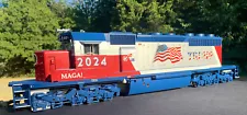 USA TRAINS TRUMP VANCE 2024 CUSTOM SD40-2 G SCALE NEW #2024 USA #2 OF 2 FREEDOM