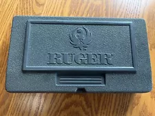 Ruger Mark III .22lr Cal. Gray Plastic Storage Hard Case w/Key Lock Paperwork