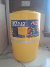 Counter Assault Bear Keg - Yellow - Bear Proof Canister For Food Storage 13”