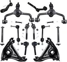 14pc Control Arms Tie Rods Pitman Idler Arm Kit for Crown Victoria Grand Marquis