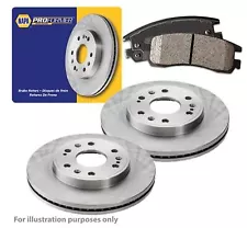 Genuine NAPA Front Brake Discs & Pads Set Vented for Kia Ceed